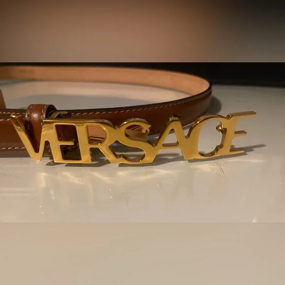 Versace Brown and Gold Luxury Bag